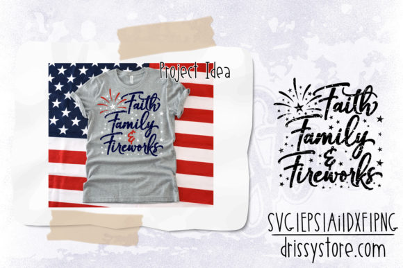 Faith Family Fireworks Grunge Embroidery Design Review