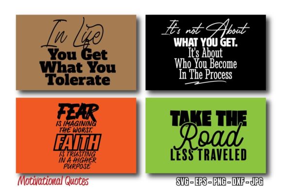 Motivational Quotes SVG Bundle for Real Embroidery Projects