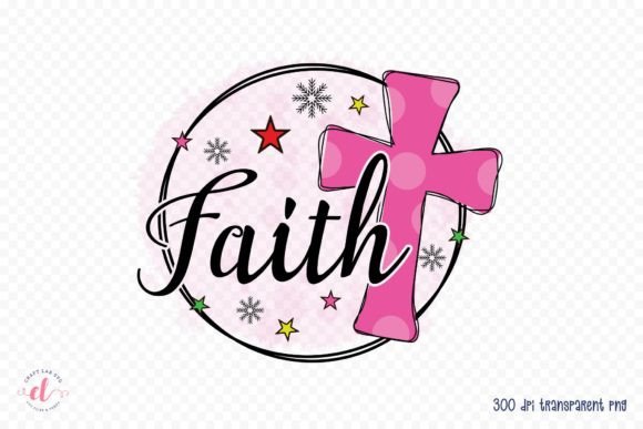 Review of Faith, Sublimation Design, Christmas PNG for Embroidery Projects