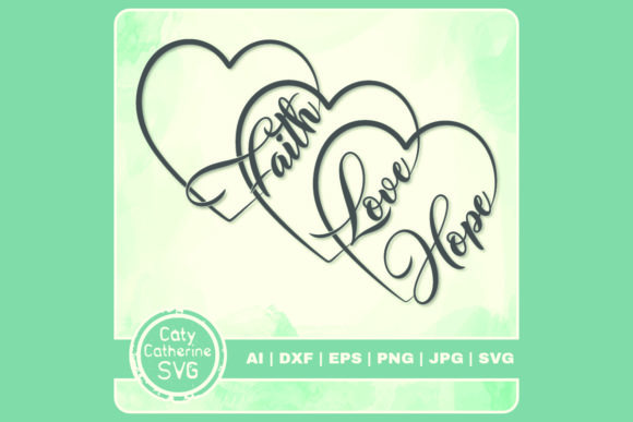 Reviewing Faith Love Hope Joined Love Hearts for Real Embroidery Projects